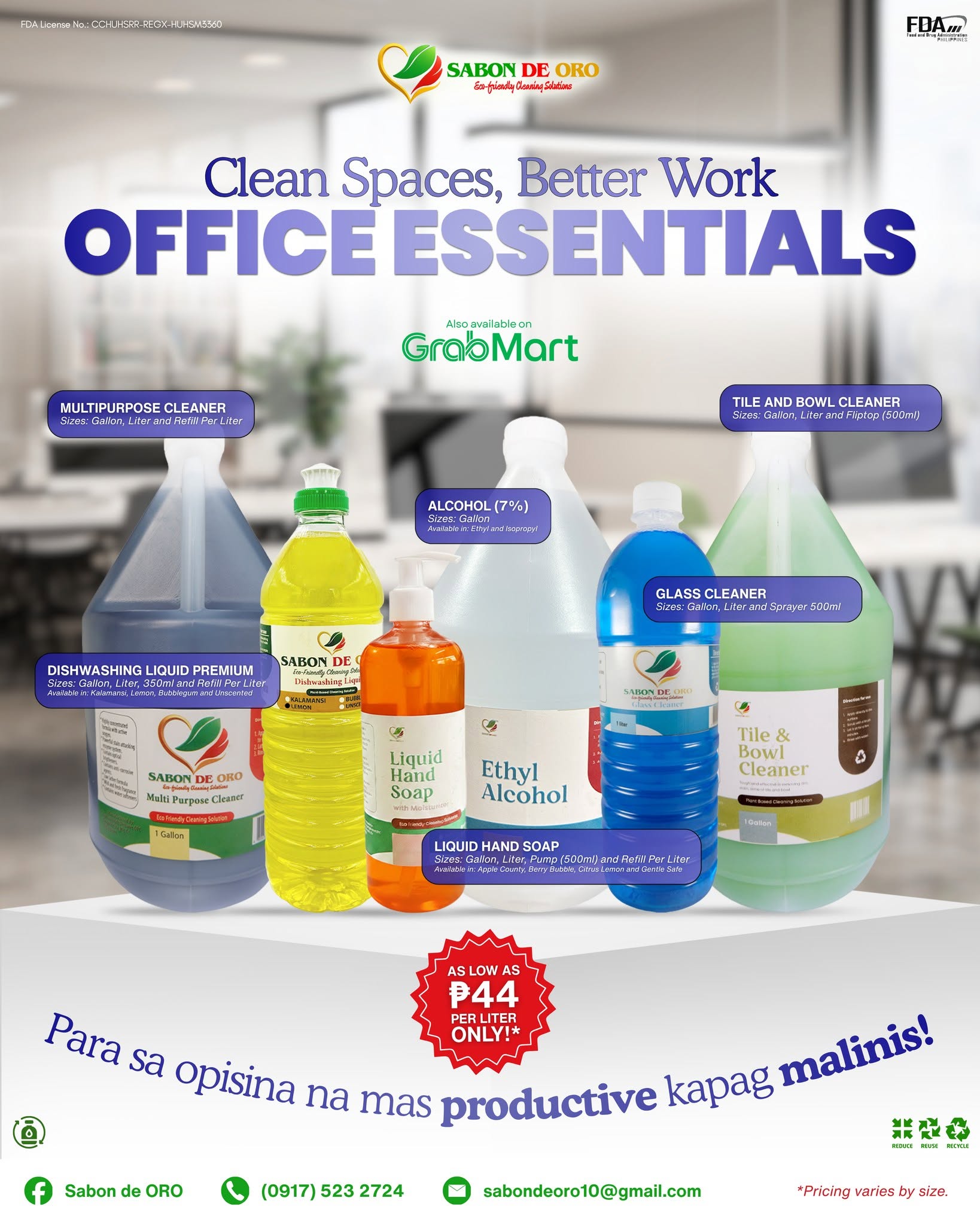 Clean Spaces, Better Work