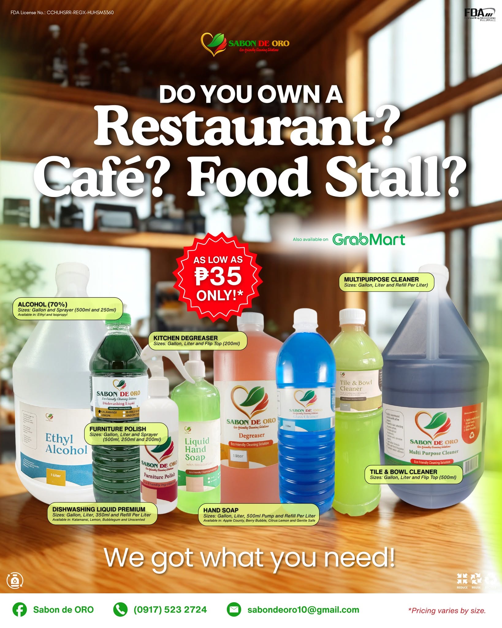 Solutions for Restaurants, Cafés, and Food Stalls